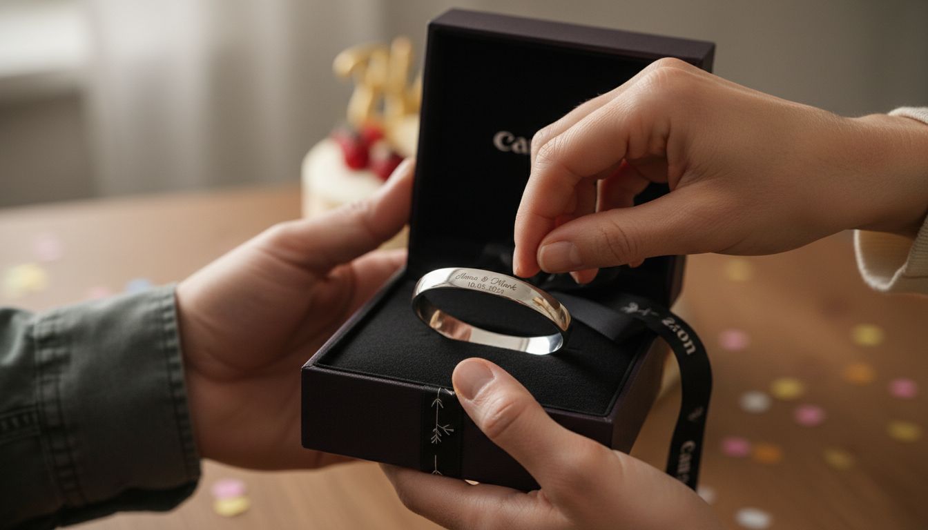 Silberschmuck Geschenk Gravur