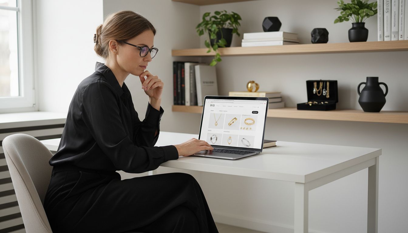 Schmuck online Auswahl