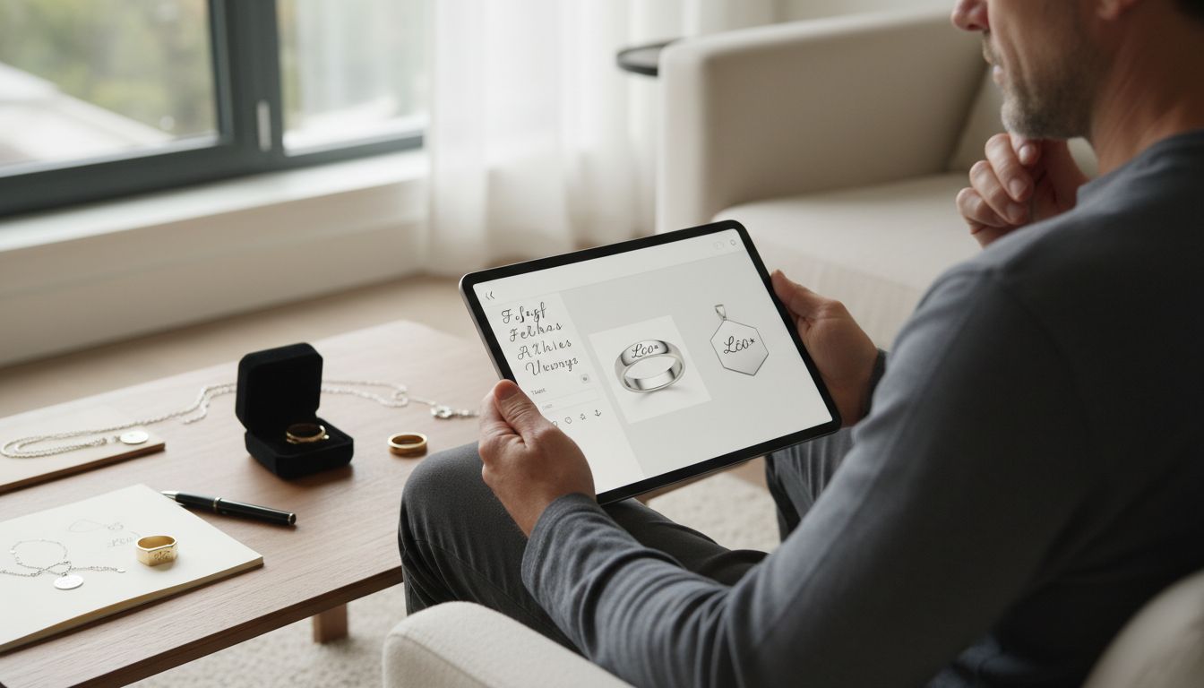 Schmuck Gravur Individualisierung