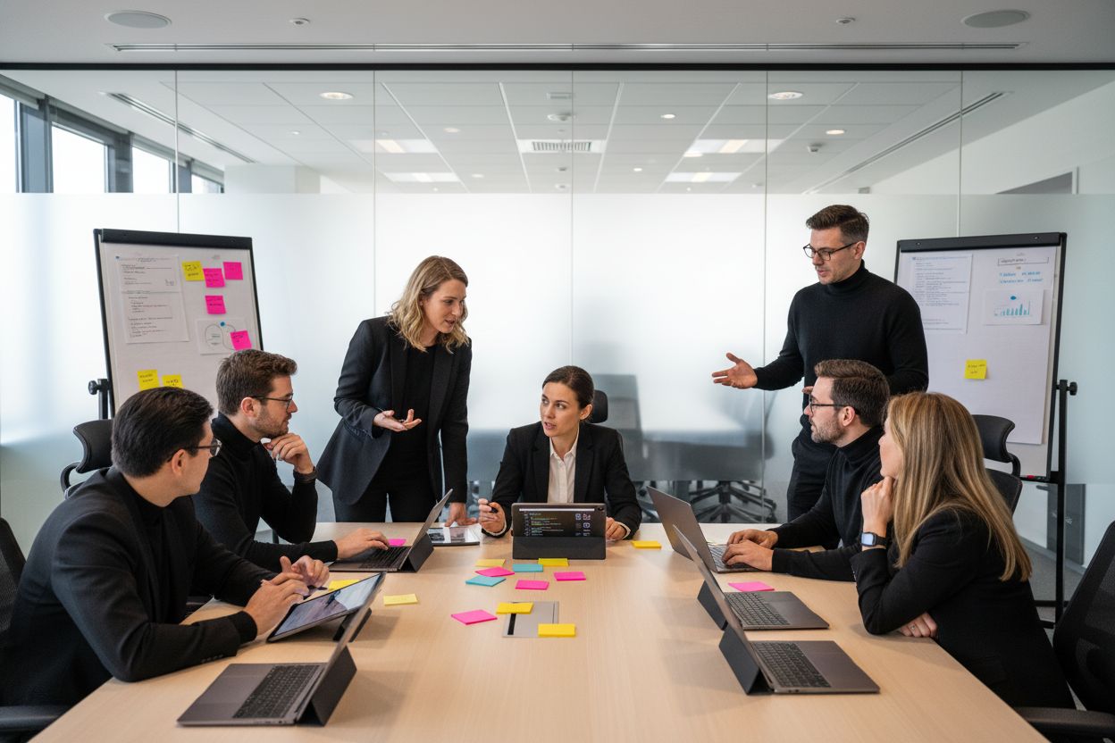 agile team meeting