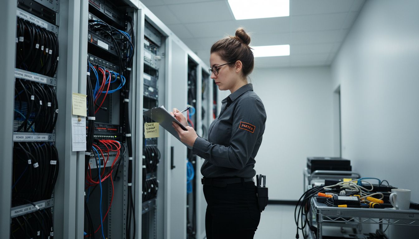 Admin taking server password inventory