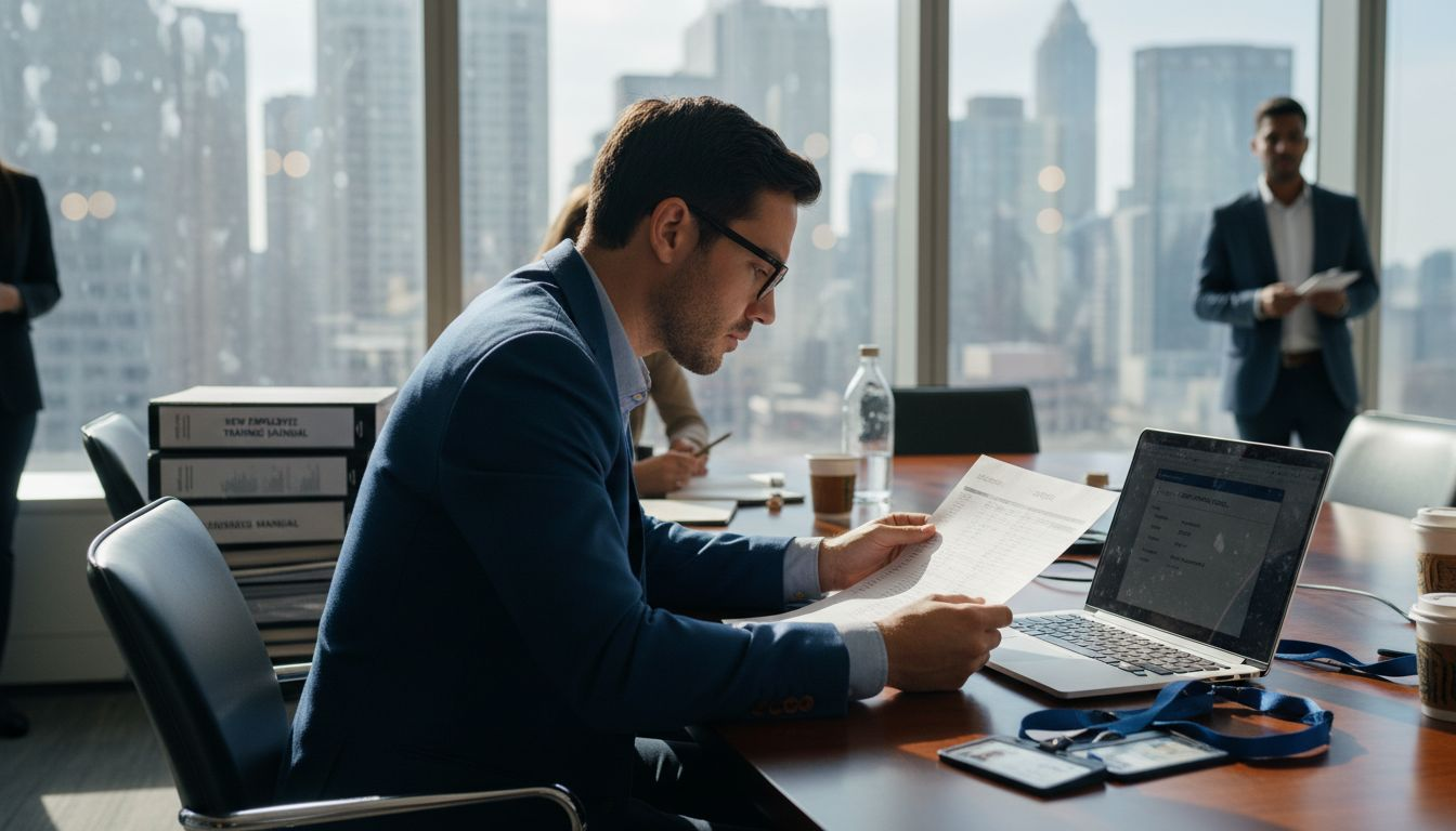 What Is Identity Verification and Why Security Depends on It 2 Manager reviewing access logs for security check