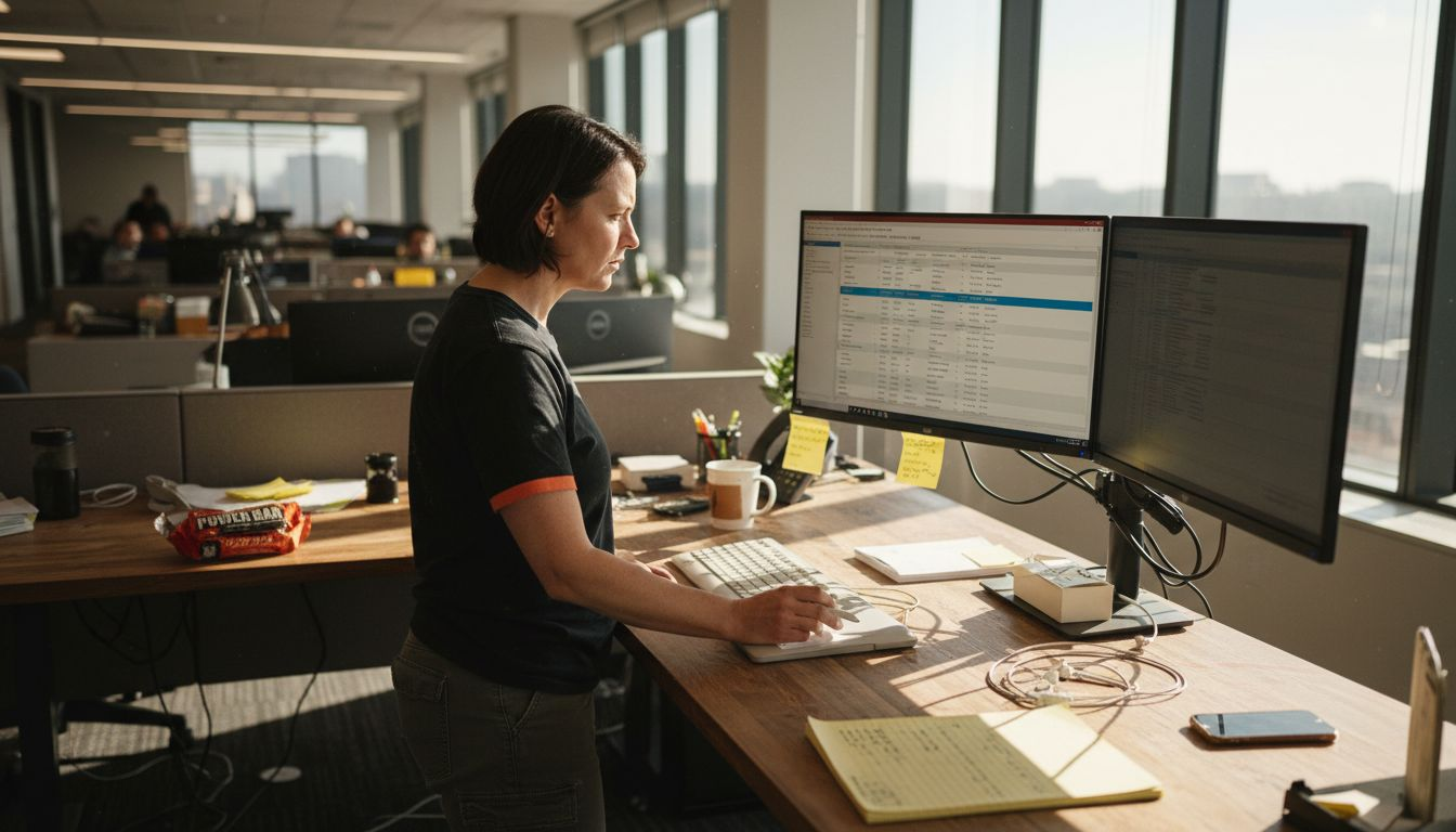 Administrator reviewing user access permissions screen