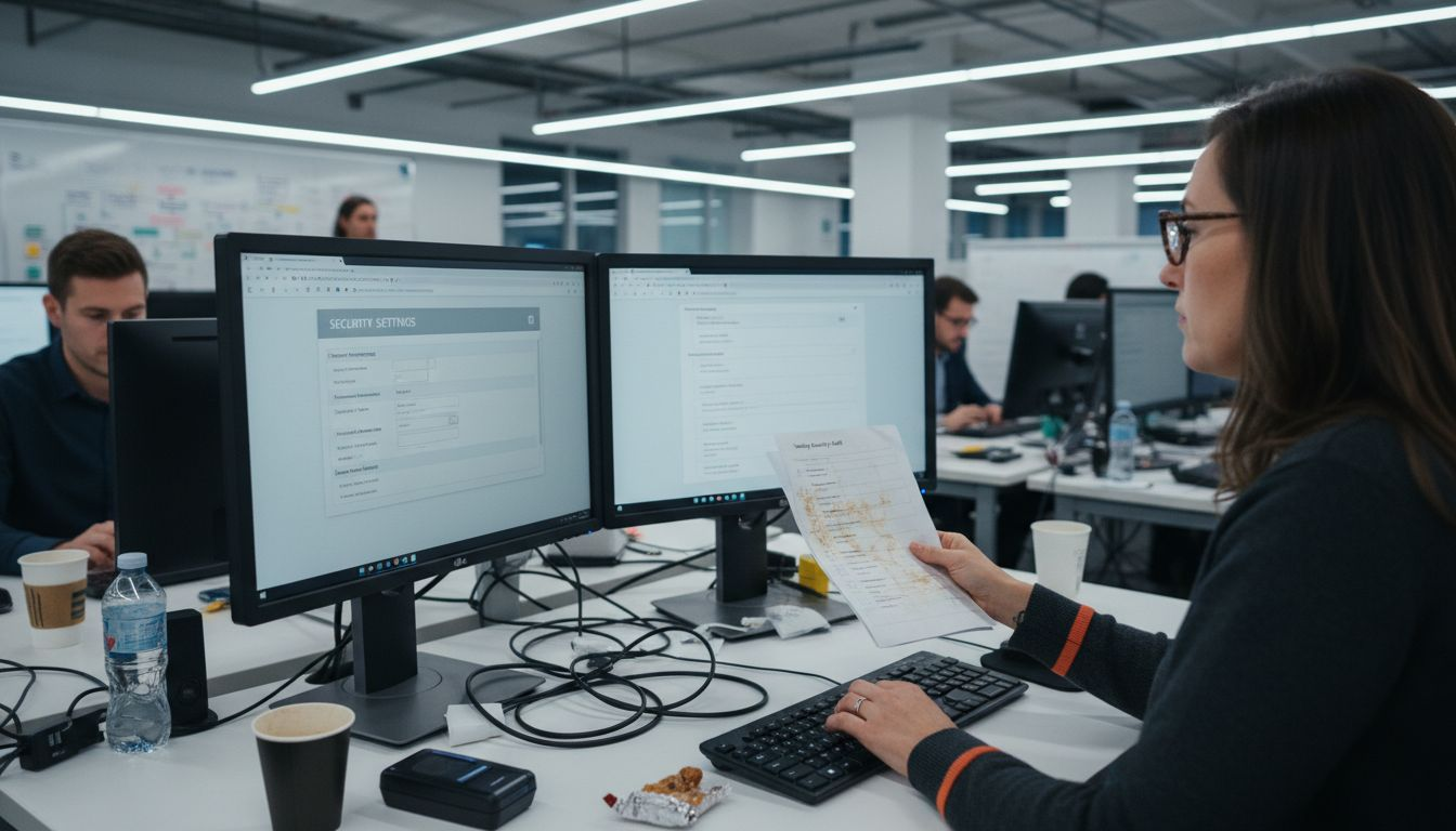 Browser Security: Safeguarding Enterprise Data Online 1 IT manager configuring browser security features
