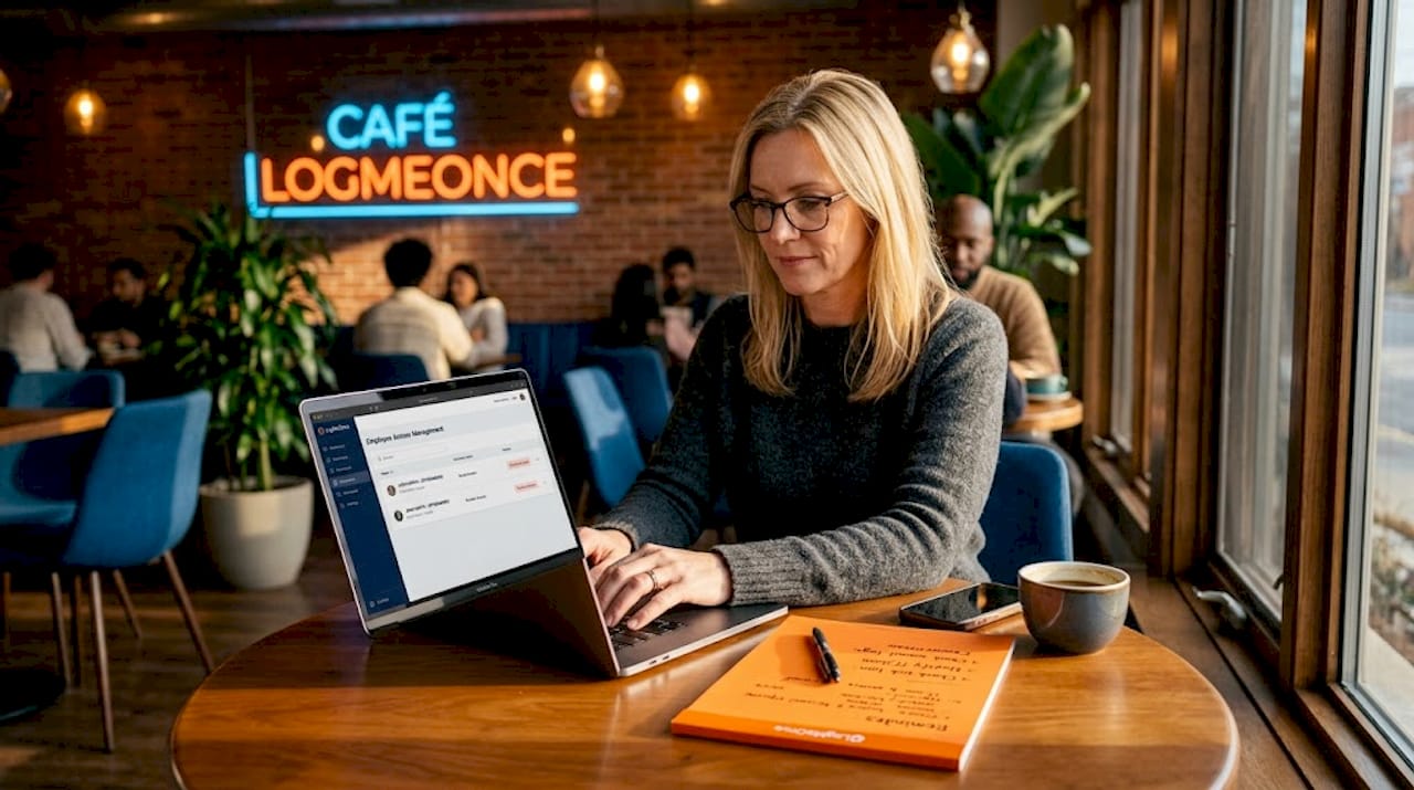 HR manager updating credential access post-exit