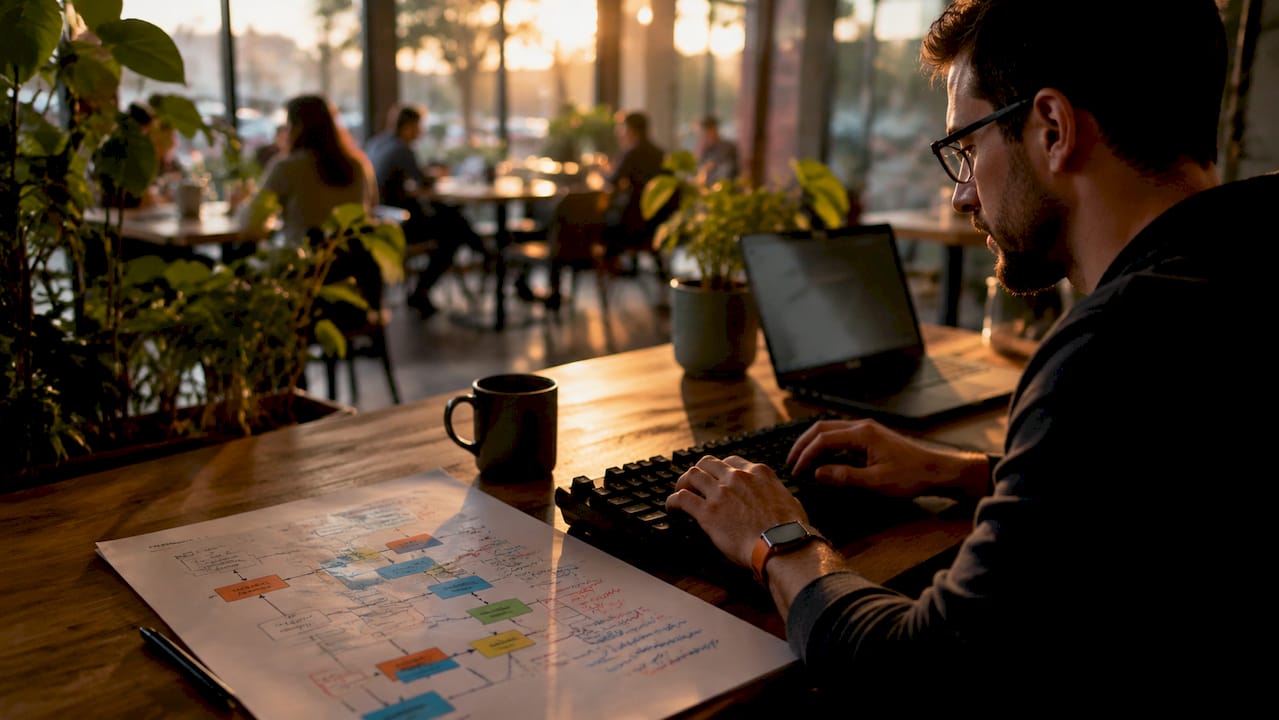 Types of Authentication Protocols: 2026 Security Guide 1 Hands typing next to Kerberos protocol printout on desk
