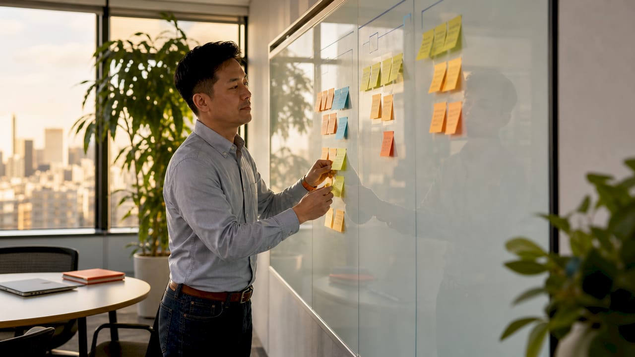 Access Control Measures for IT Security Teams in 2026 2 Hands organizing role groups on whiteboard