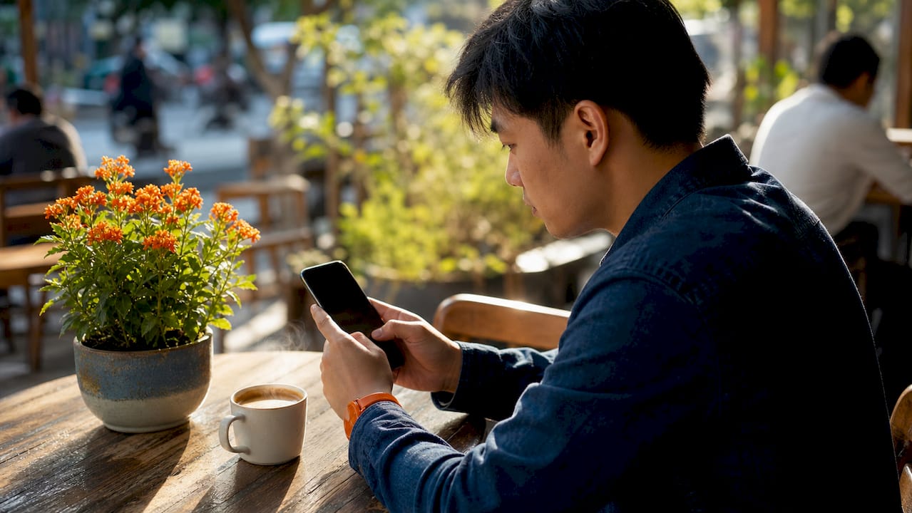 Multi-Step Authentication Flow: A 2026 Implementation Guide 2 Hands using authenticator app on smartphone