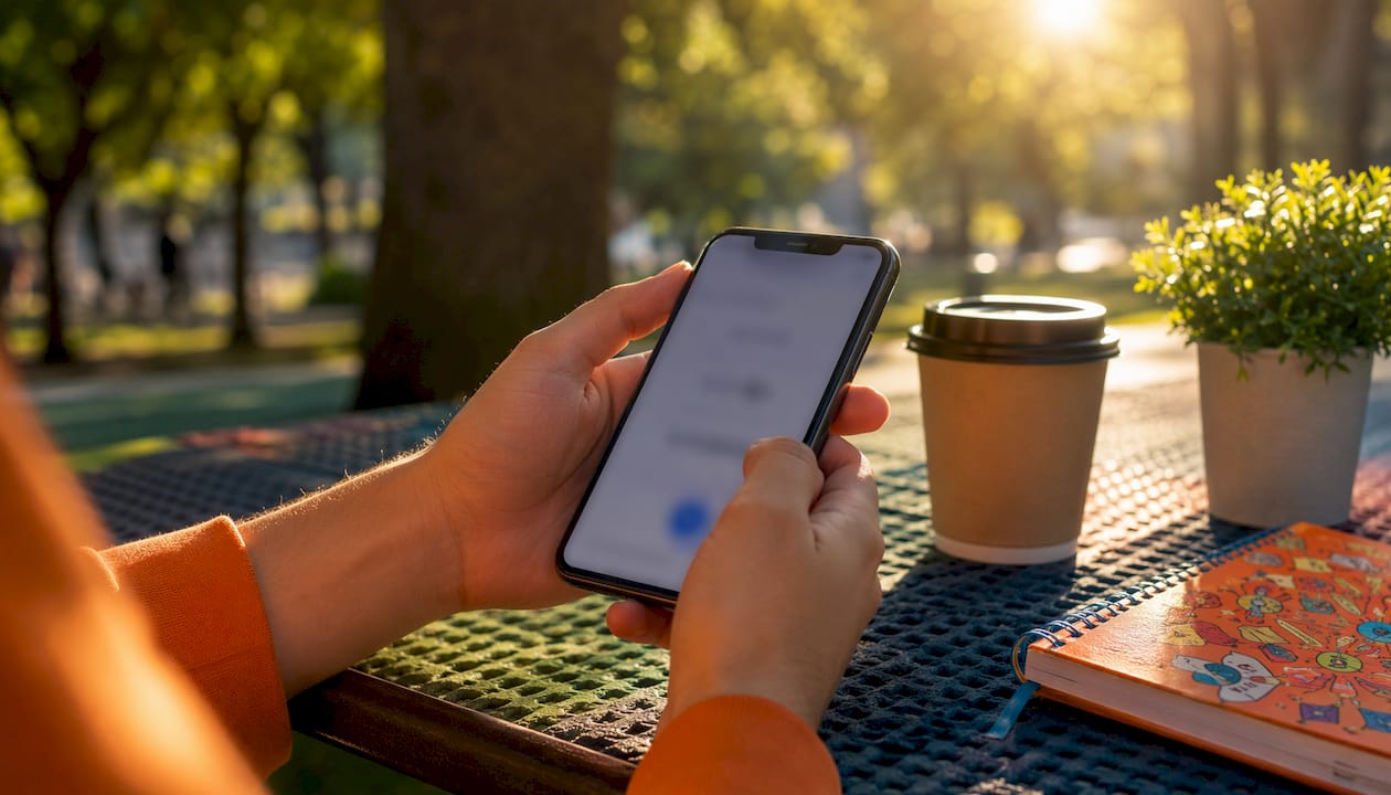 Examples of MFA: Practical Guide for Individuals & IT Teams 1 Close-up hands using authenticator app smartphone