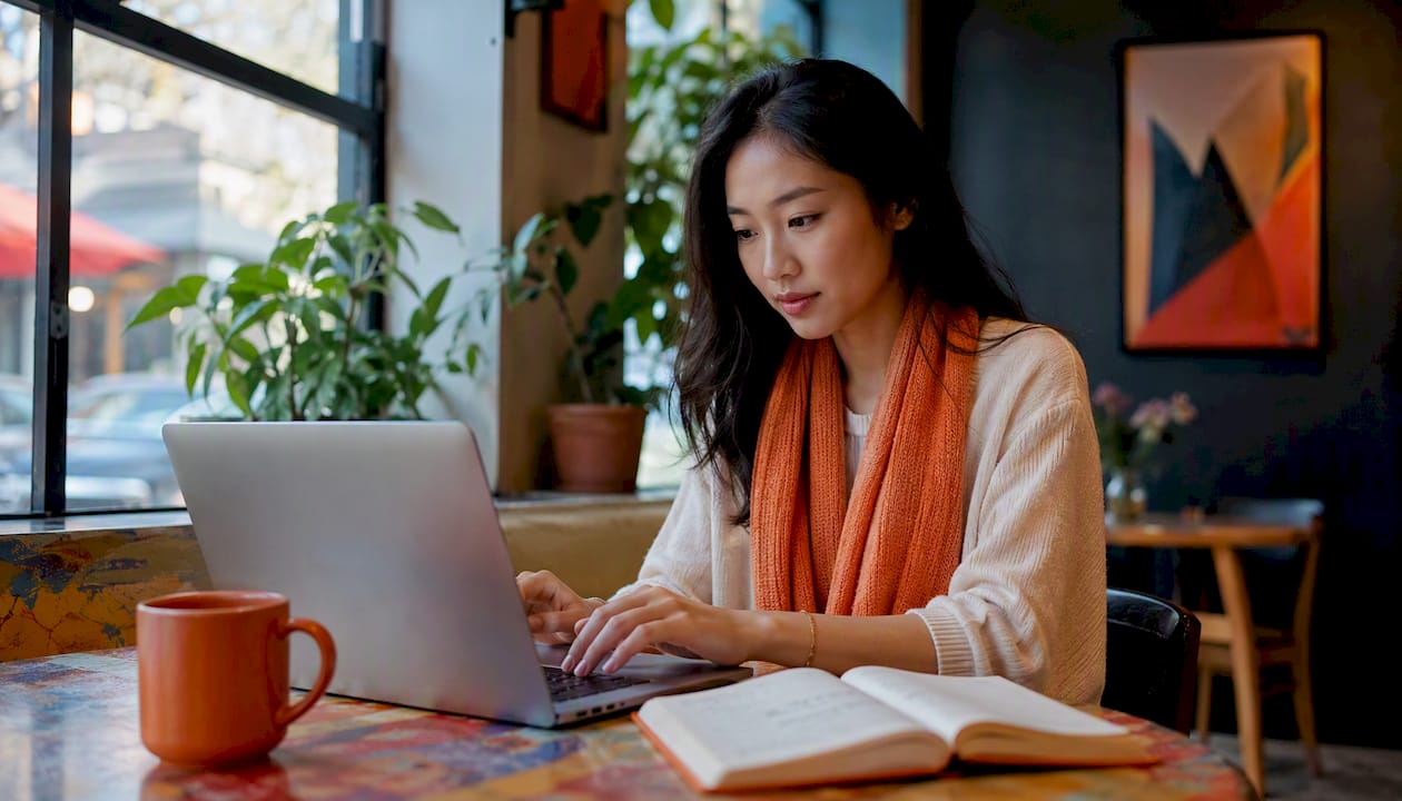 What to Do if You Forgot Your Gmail Password 1 Close-up of hands typing password recovery steps