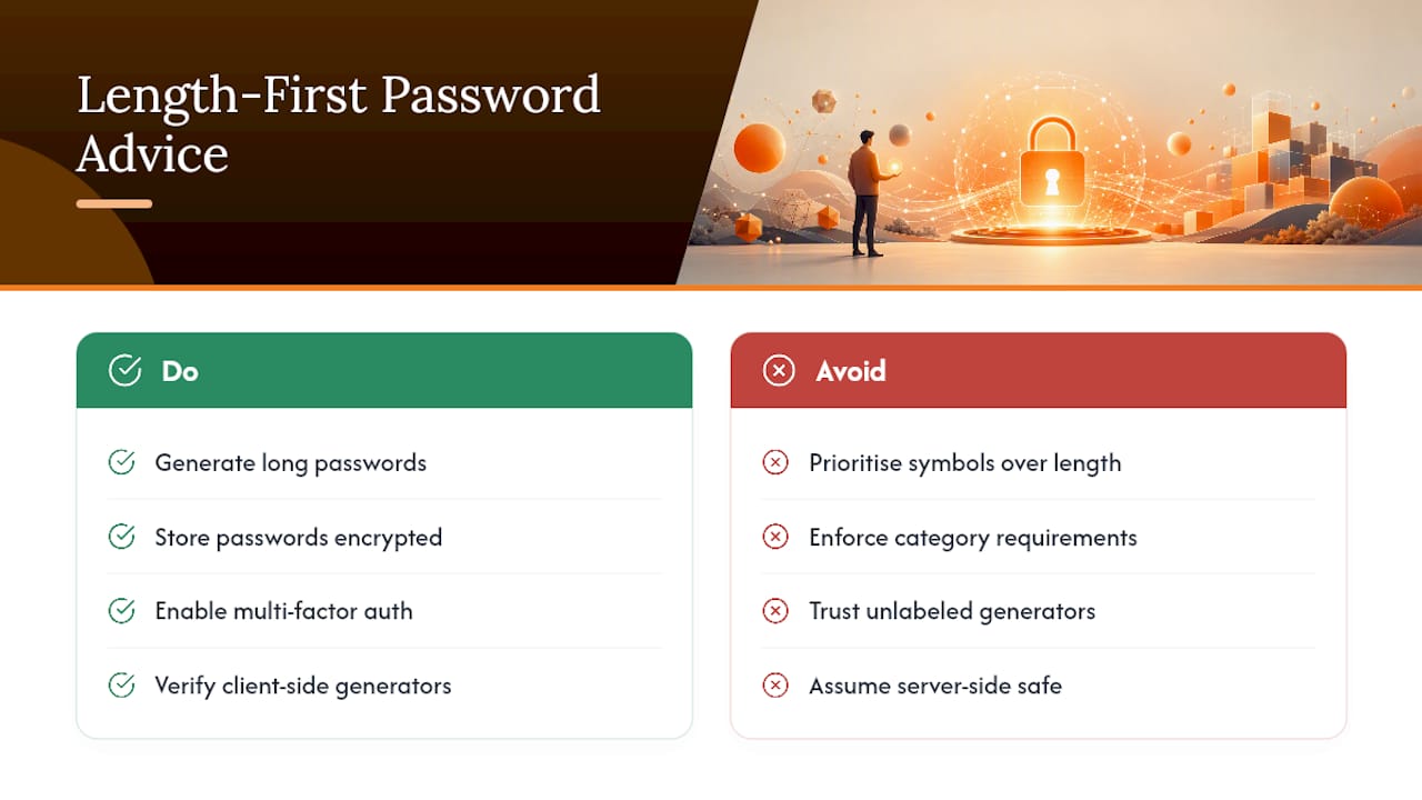 Why "Length First" Beats Most Password Advice You've Heard — overview diagram