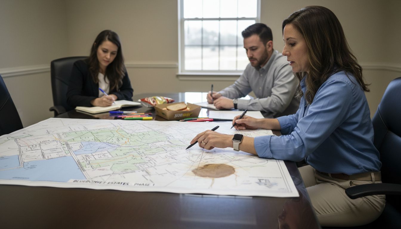 Engineers discuss Texas subdivision development