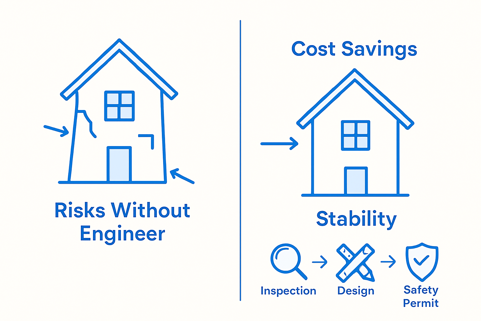 Risks vs cost savings with engineer