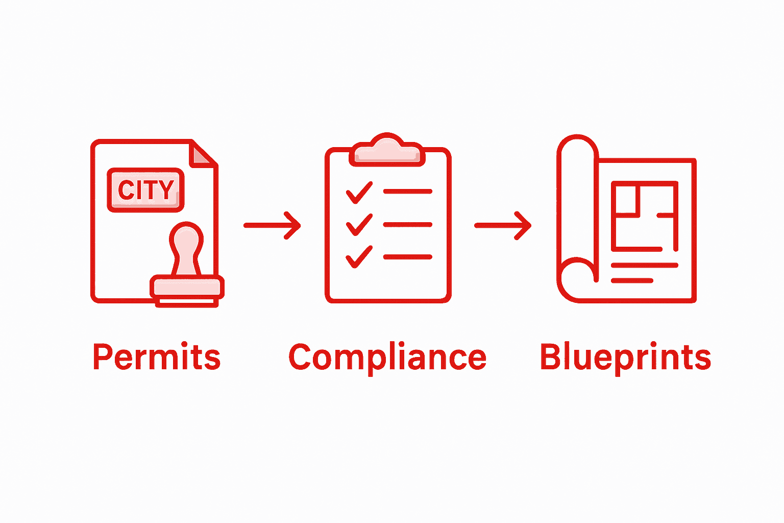 Construction documentation process flowchart