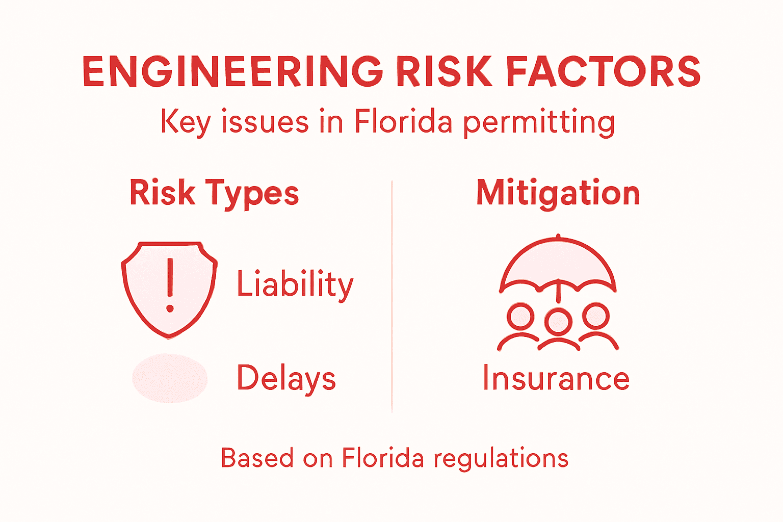 Infographic about risk factors in Florida engineering