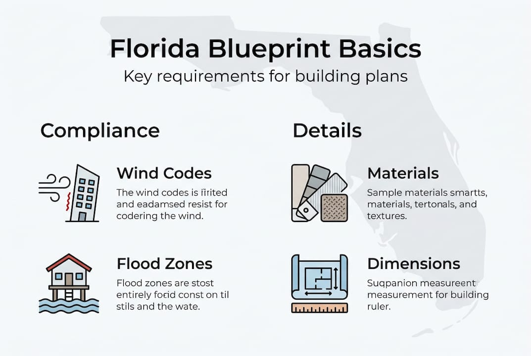 Infographic on Florida blueprint compliance and details