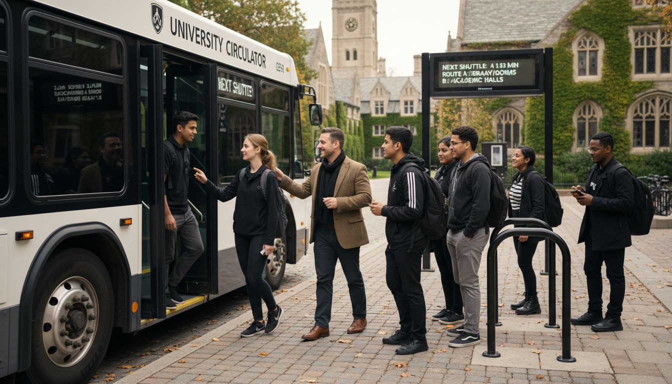 university shuttle bus