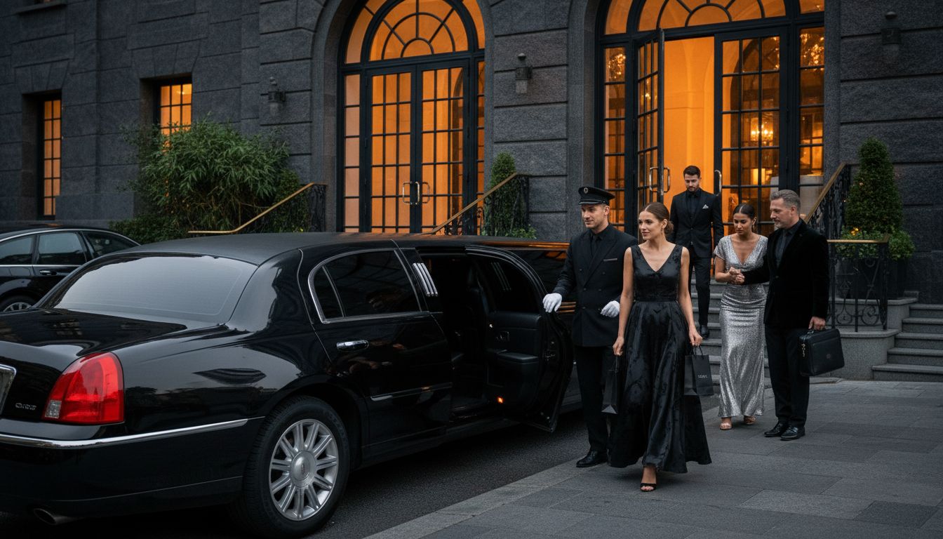 luxury limousine event