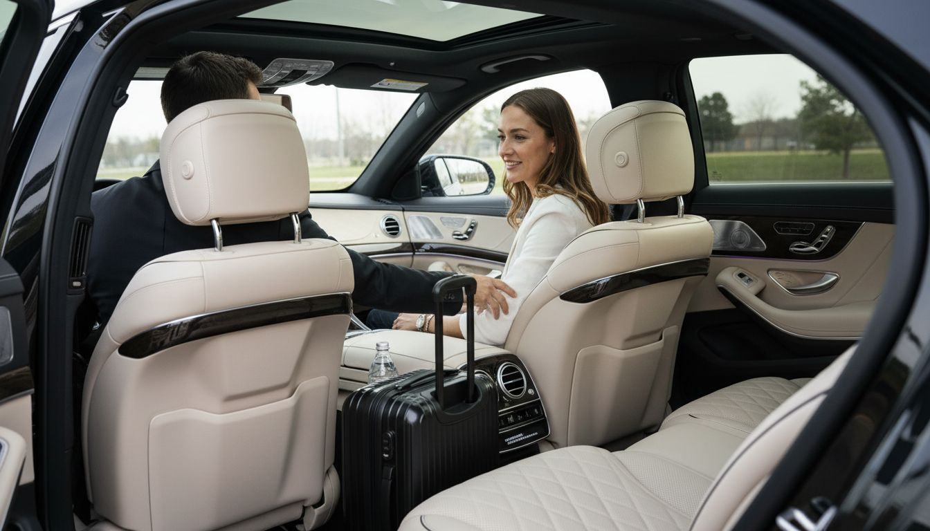 luxury airport vehicle