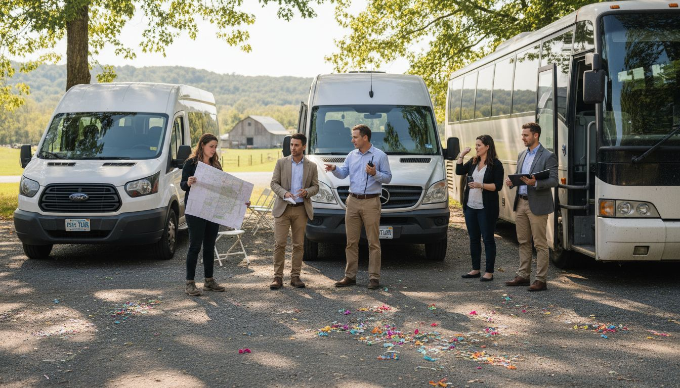 Event planners review three shuttle types