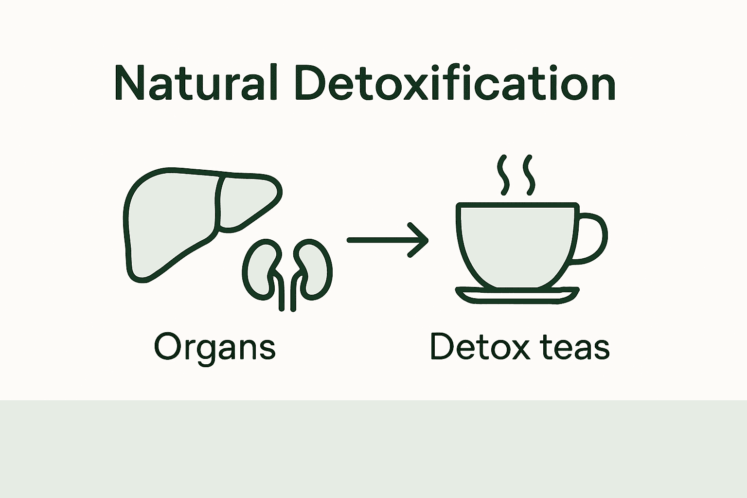 Infographic comparing body and detox teas