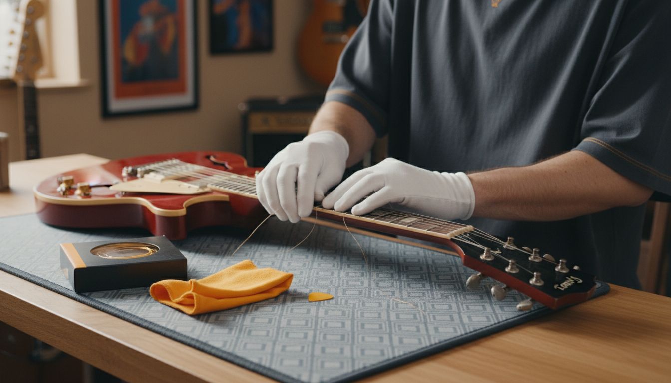 removing guitar strings