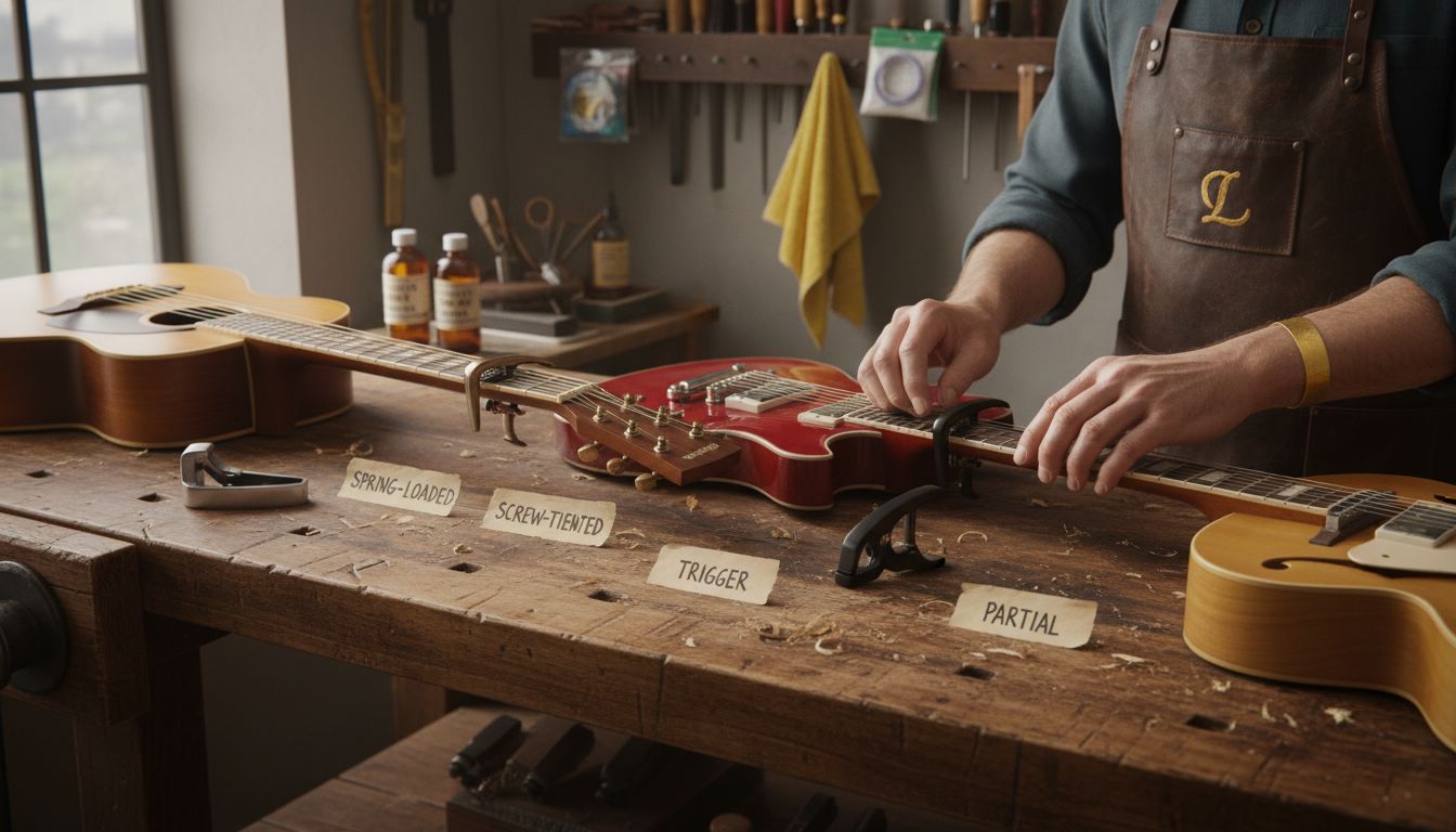 different guitar capos