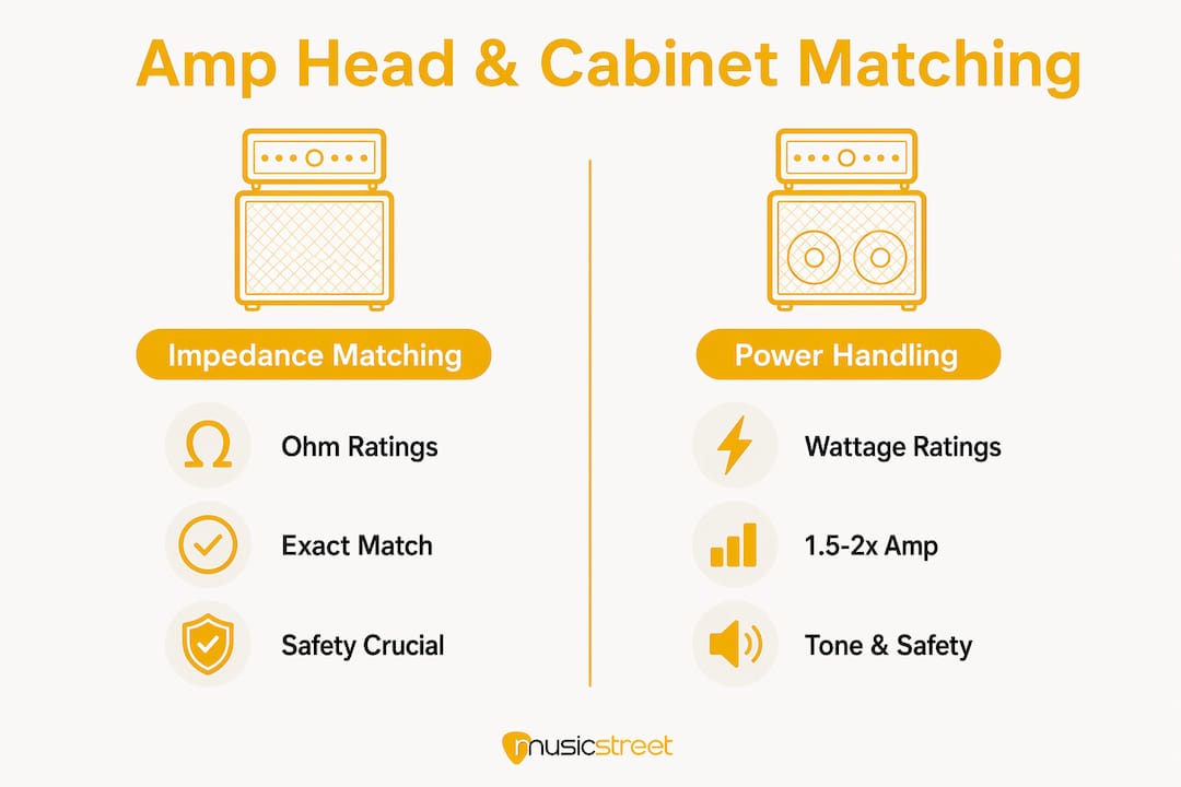 Infographic comparing impedance and power matching