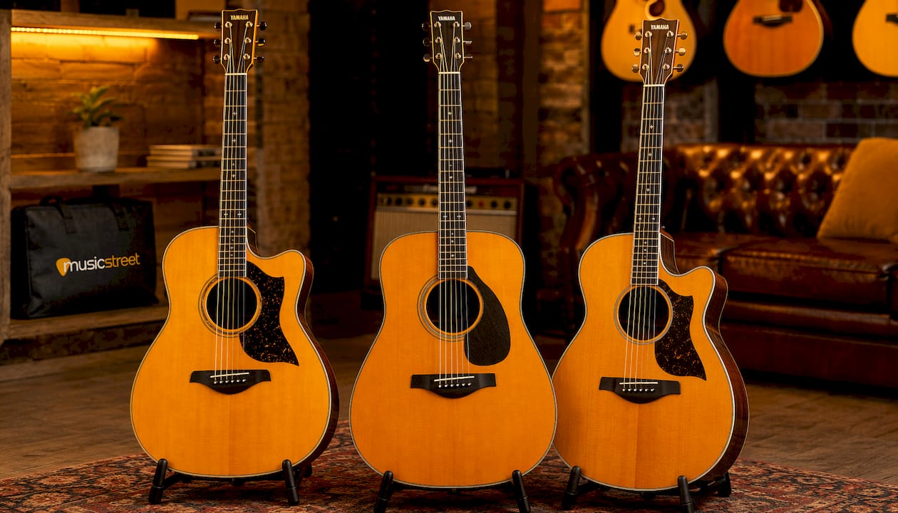Yamaha A5M Acoustic Guitar - Vintage Natural