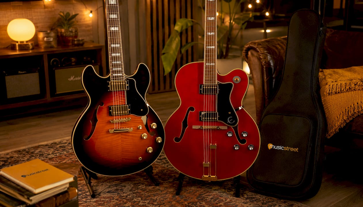 Yamaha SA2200 Semi Hollow Electric Guitar - Brown Sunburst s#