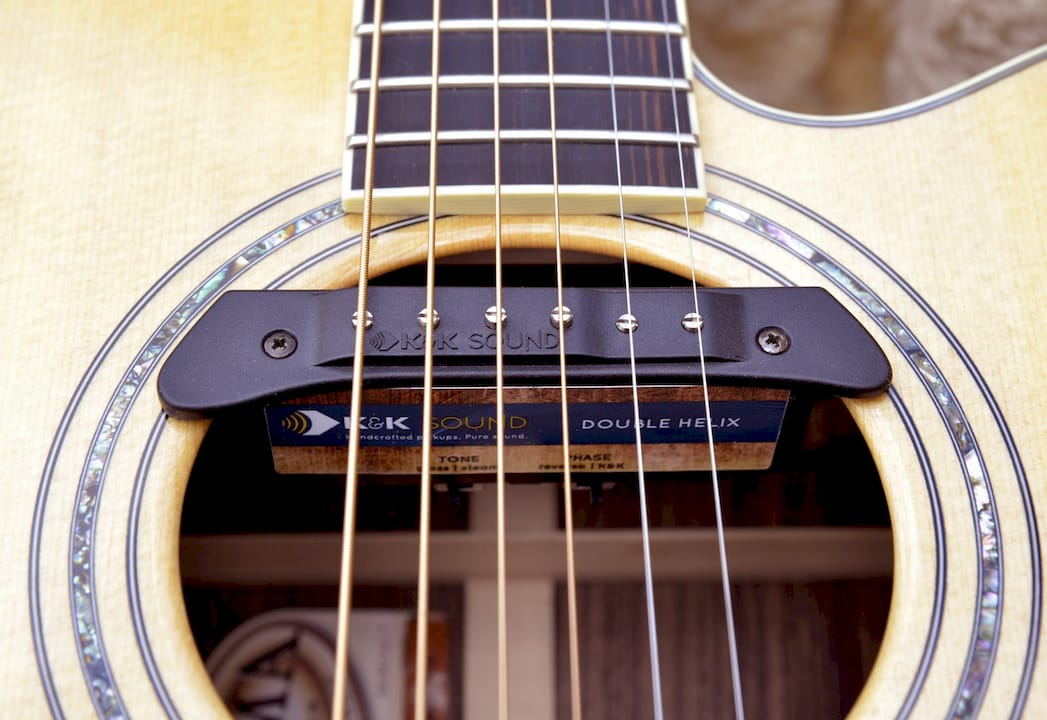 K&K Double Helix Solo Magnetic Soundhole Pickup