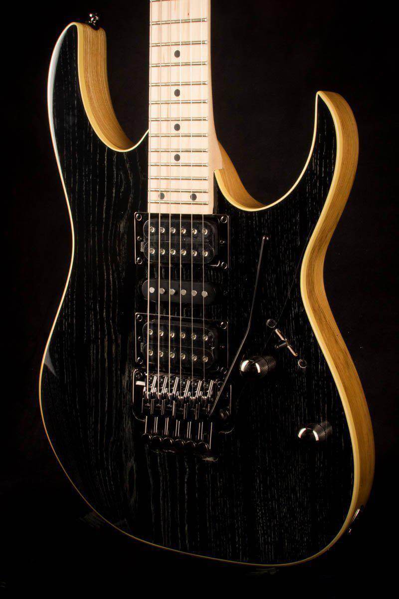 Ibanez RG370AHMZ- Silver Wave Black Flat