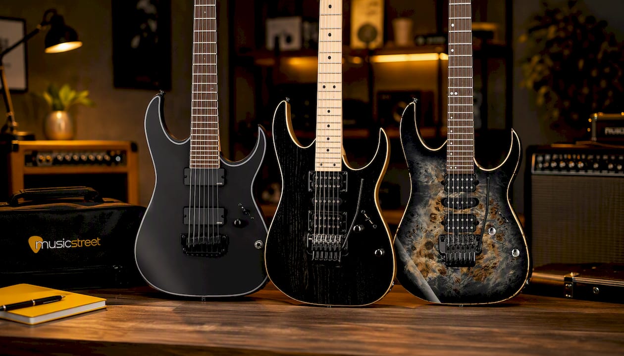 Ibanez Rgir37Bfe-Bkf Black Flat Iron