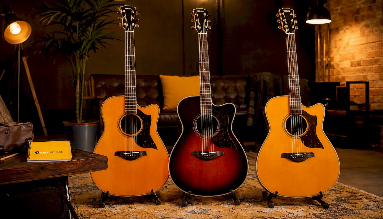 Yamaha A5M Acoustic Guitar - Vintage Natural