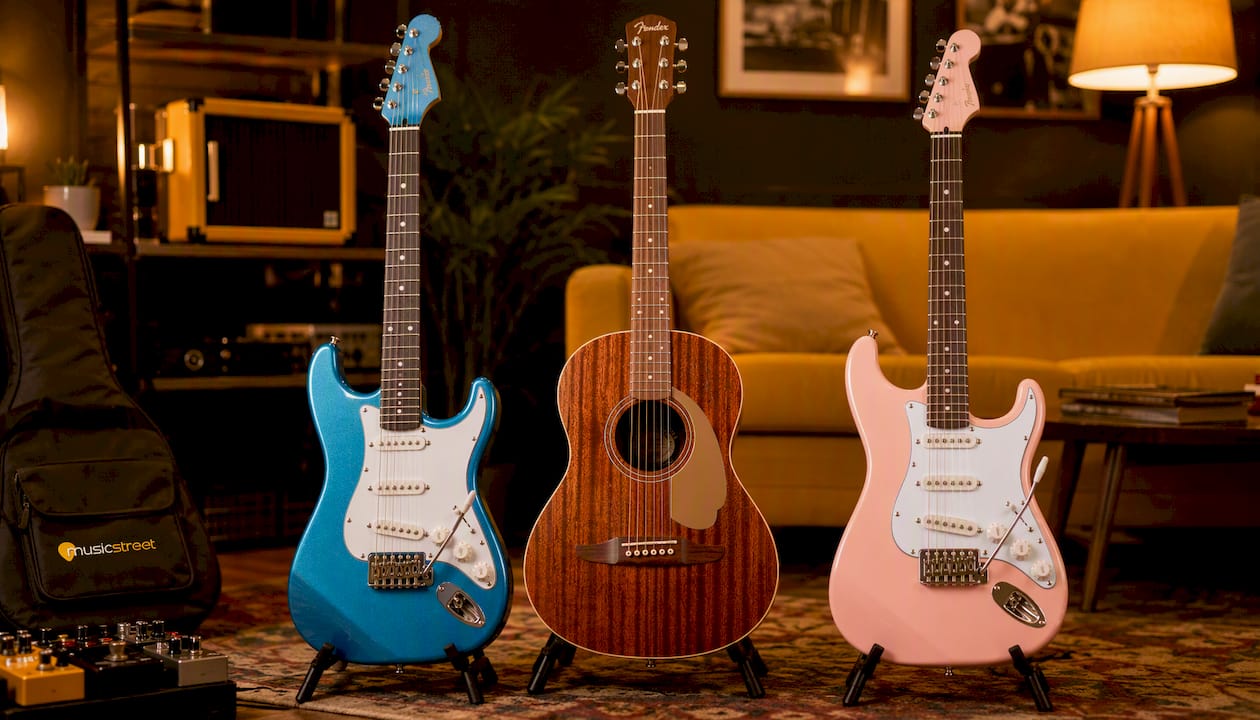 Aria STG Mini Electric Guitar - Metallic Blue