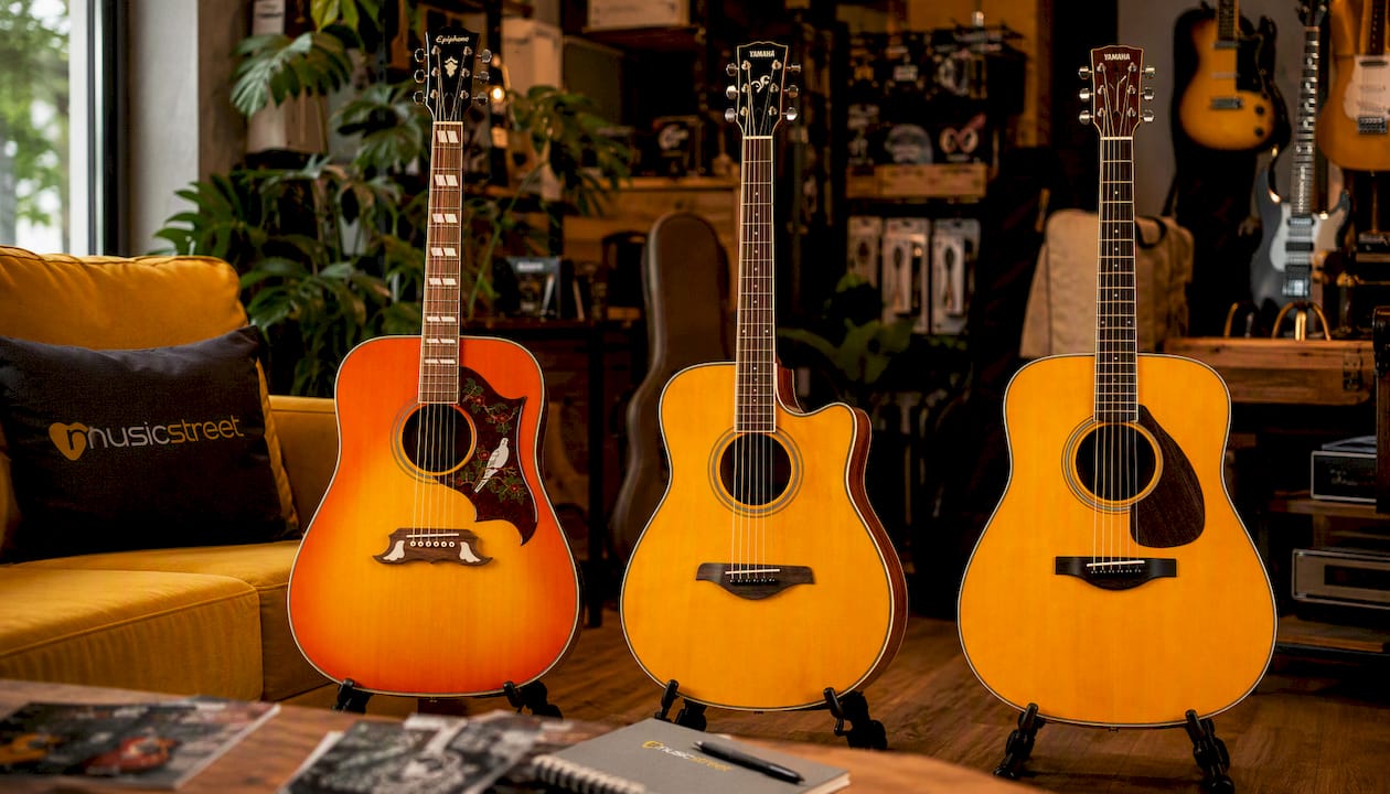 Epiphone Dove Studio - Violinburst - Acoustic Guitar