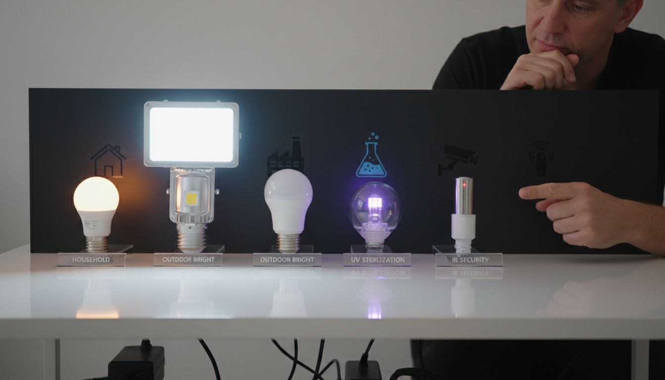different LED bulb types