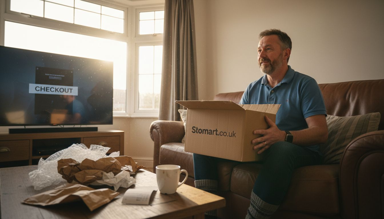 Impulse buyer with home delivery box