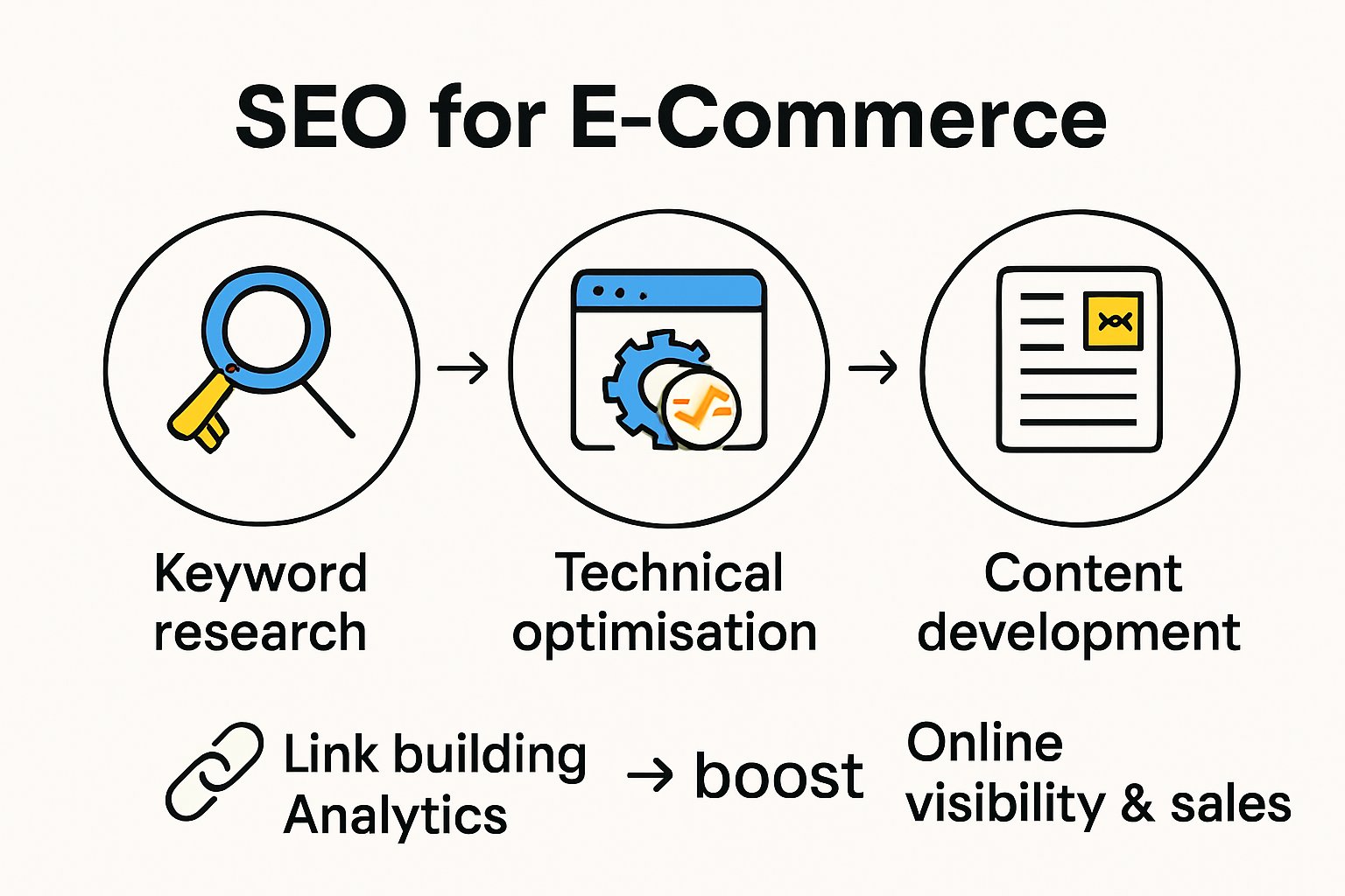 Key components and benefits of SEO for e-commerce