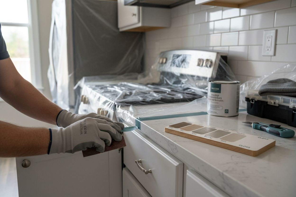 kitchen paint preparation