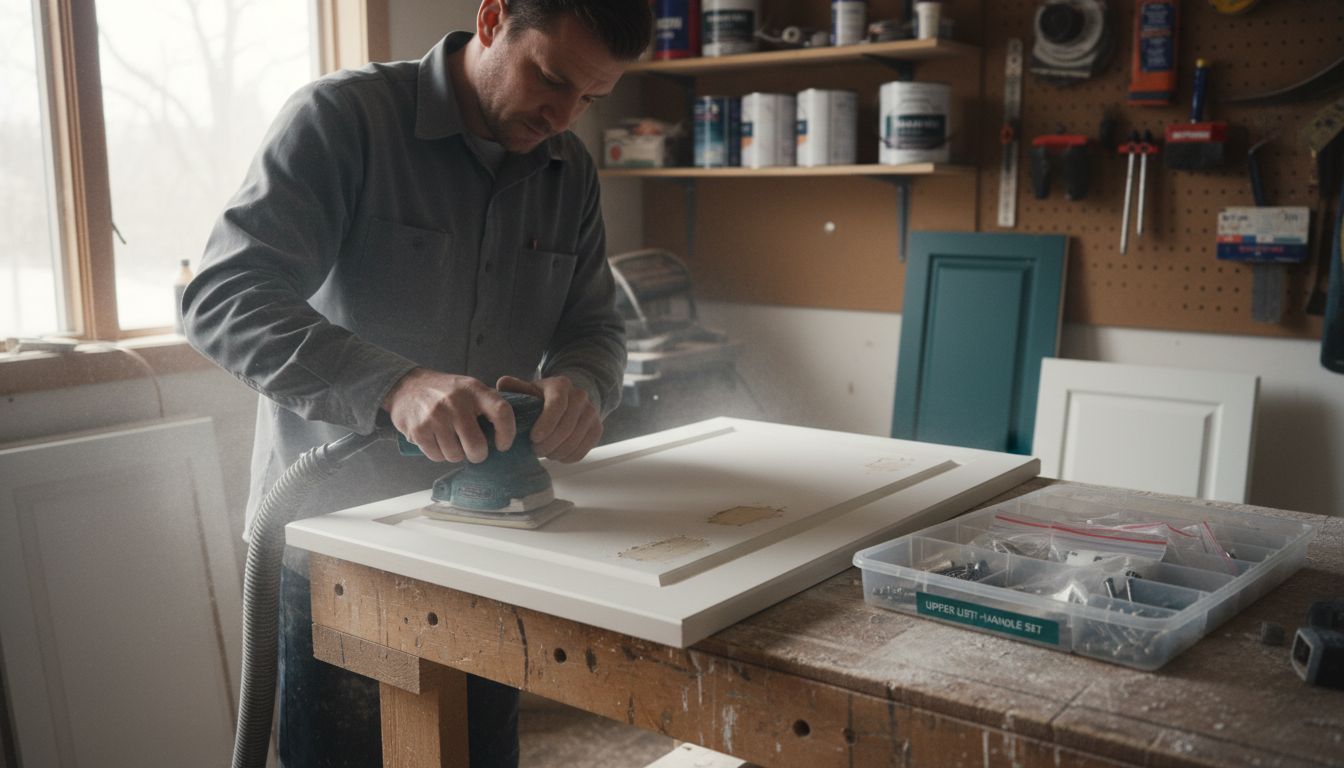 cabinet sanding repair
