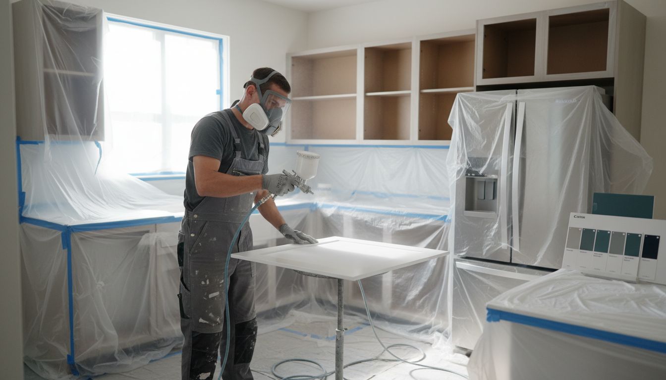 kitchen respray process