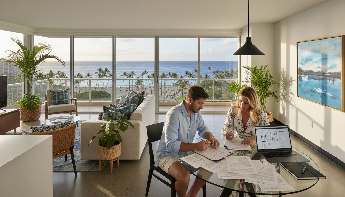 Waikiki condo interior