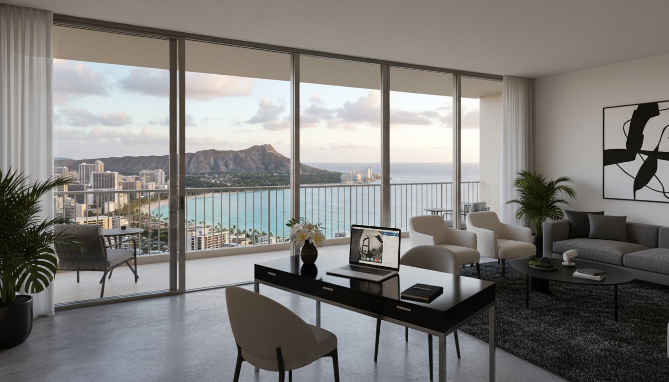 Waikiki condo interior