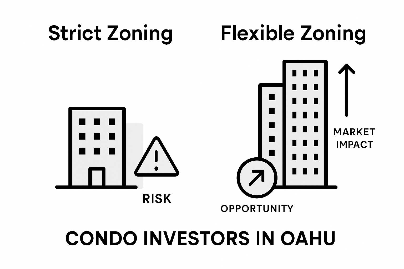 Infographic condo zoning risk vs. opportunity