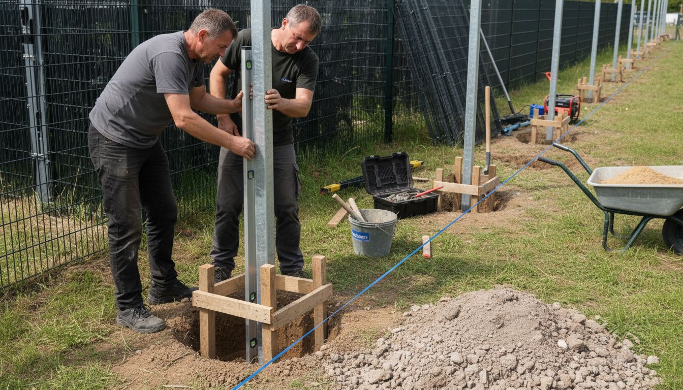 fence post installation