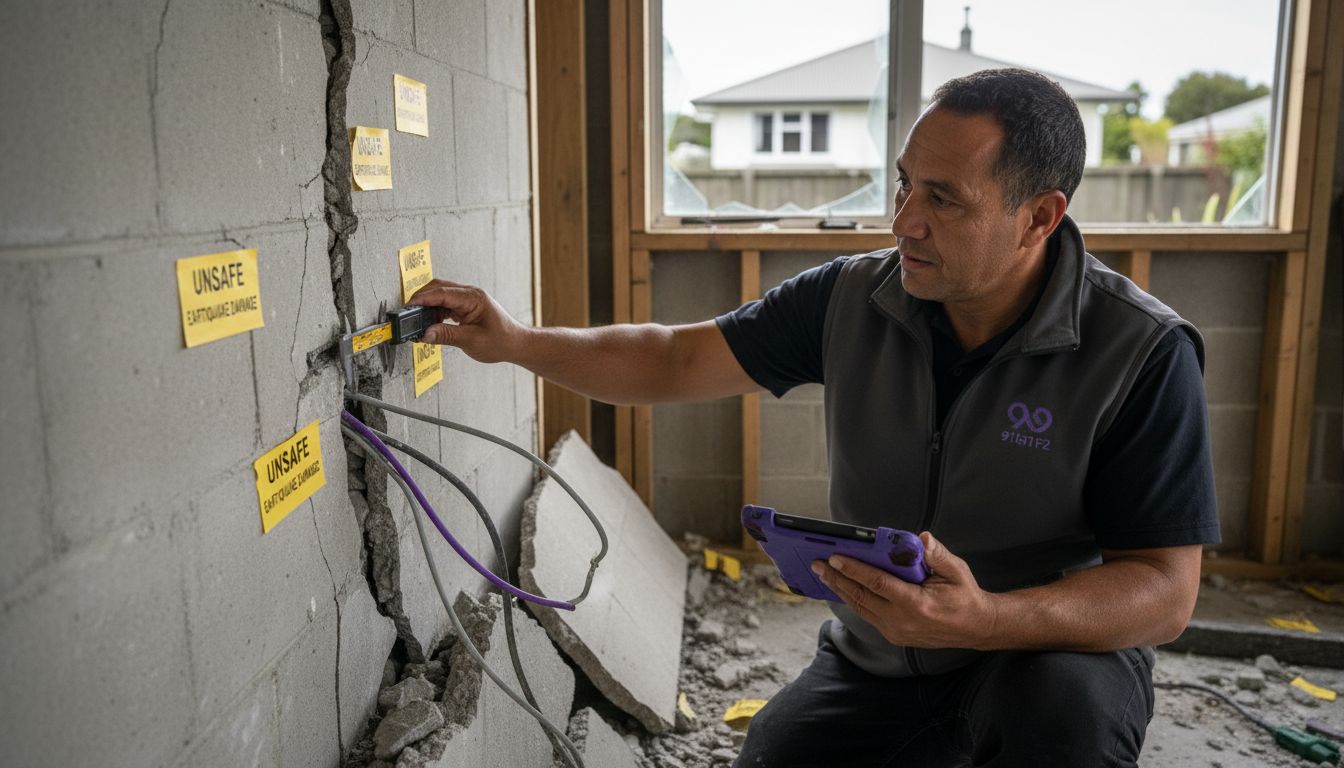 structural earthquake crack