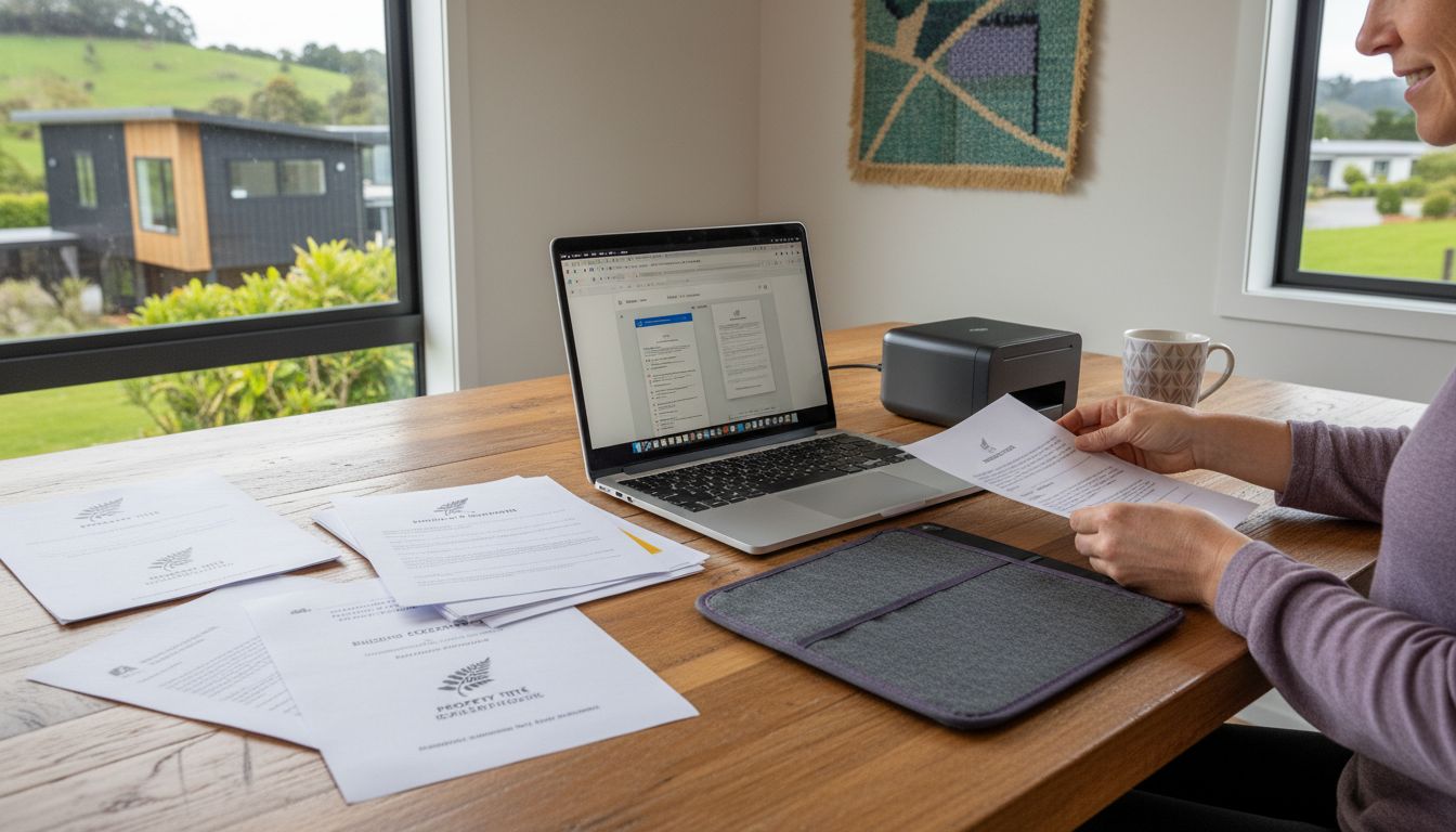 organizing property documents NZ