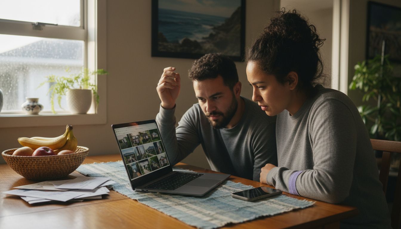 Couple create property listing online