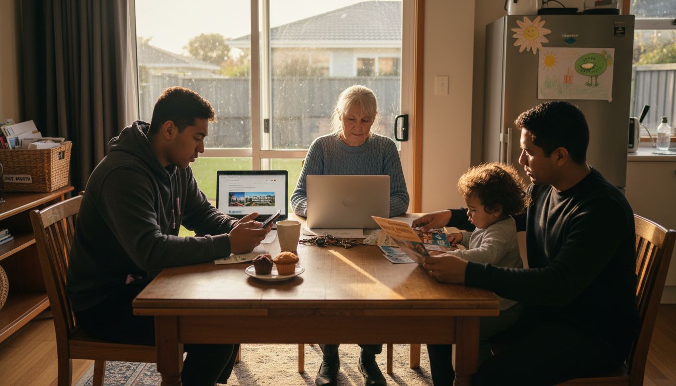 Various property buyer types discussing options